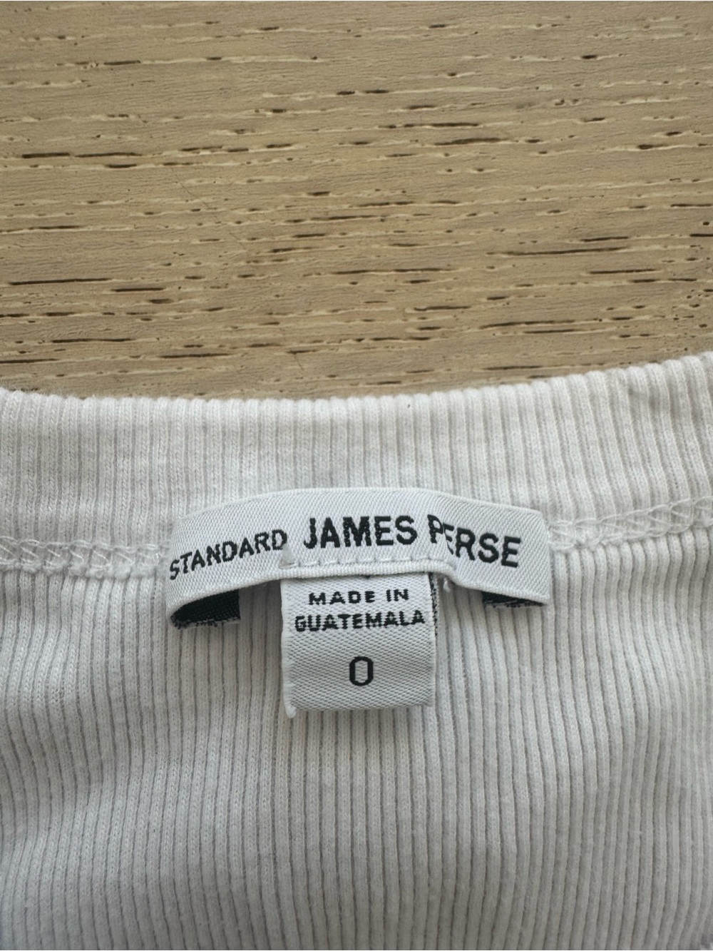 James Perse Ribbed Knit Tank 0 - Picture 3 of 4